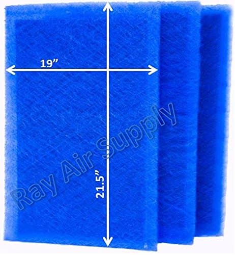 RAYAIR SUPPLY CT500 Replacement Filter Pads Compatible with Dynamic CT500 (3 Pack)