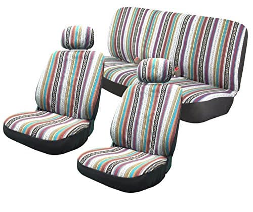 Baja Inca 8pc Saddle Blanket Seat Covers Set Front Pair Bench For Chevy Cruze