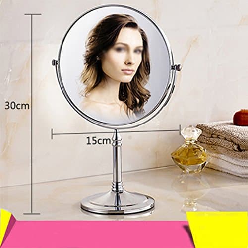 Bathroom wall hanging makeup mirror folding vanity mirror telescopic double-bathroom wall makeup mirror folding makeup telescopic double-E
