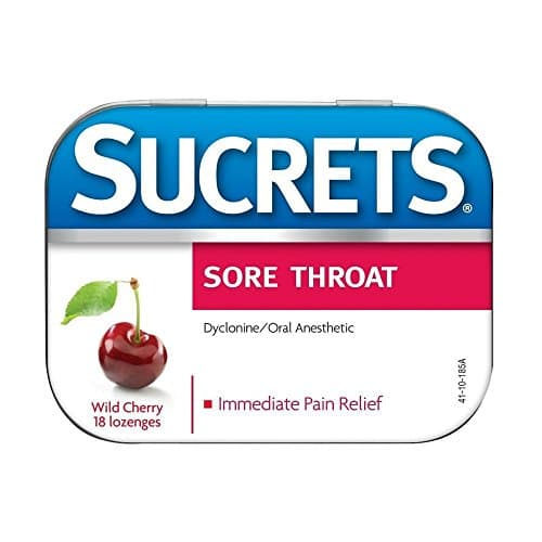 Sucrets Vapor Cough Drops, Cherry, 18 Count