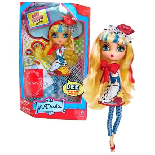 Spin Master La Dee Da "Art Show" Series 10 Inch Doll Set - Pop Art DEE with Sketch Book
