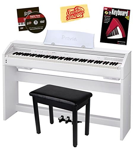 Casio Privia PX-760 88-Key Digital Piano Pro Bundle - White