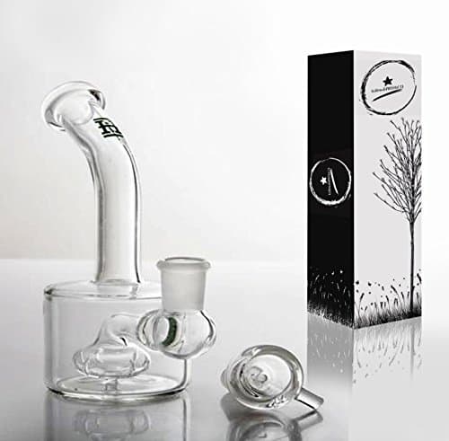 7" Quality Handmade Glass Incense Bub