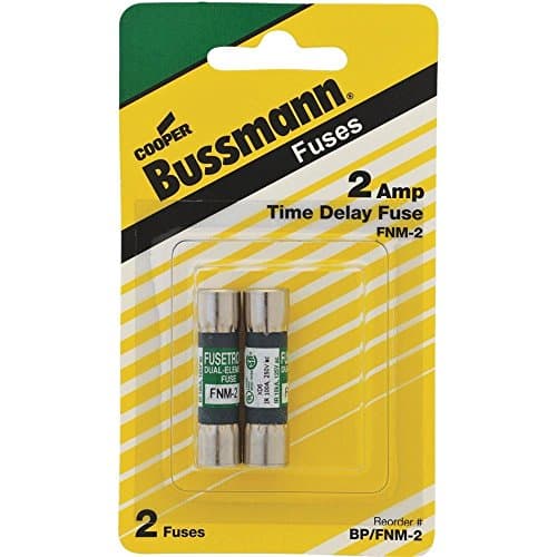Bussmann2 amps Midget Fuse 2 pk