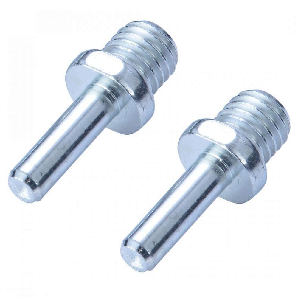 2pcs Polish Pad M14 Screw Spindle Drill Adapter for Auto Car Polish Wax Foam Sponge Pad Stainless Steel Polisher Buffer