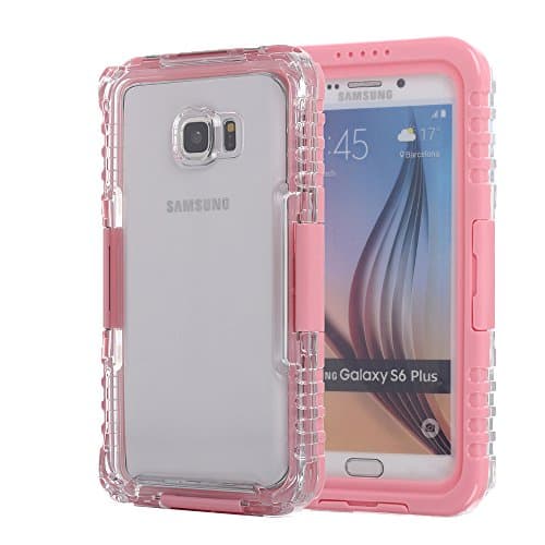 Galaxy S6 Edge+ / Note 5 Waterproof Case, oneCase™ IP-68 waterproof Shockproof Dust / Snow Full Body Protective Case for Samsung Galaxy S6 Edge Plus / Note 5 (Pink)