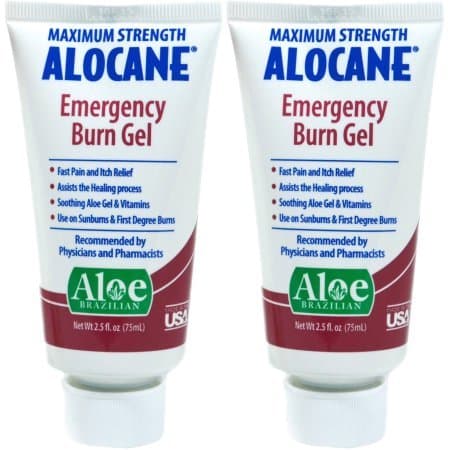 Alocane Maximum Strength Emergency Burn Gel 2.5 fl oz 2 count