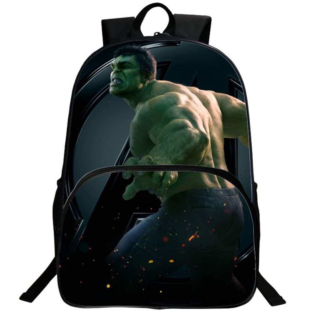 Hulk backpack,3D Super Hero School Backpack Boys Book Bag