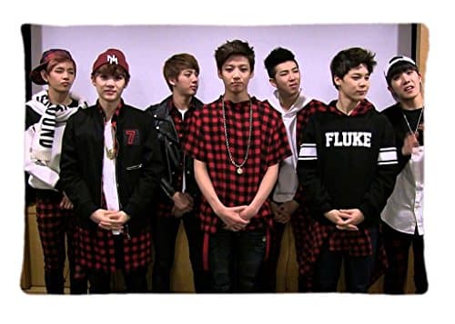 Custom BTS Personality 20 "X30 " Decorative Cotton And Polyester Square Throw Pillow Case Cushion Cover Pillowcase for Sofa