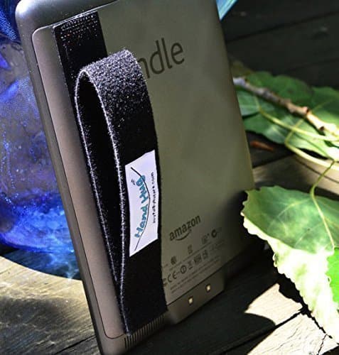 Kindle Grip - Tablet Grip, Tech Accessory - Hold &amp; Tap with One Hand - iPad Wrist Support - Nook Accessory - Reader Strap - Arthritis Aid