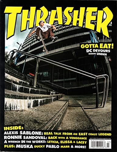 Thrasher Magazine July 2019 | Gotta Eat! DC Devours Down Under