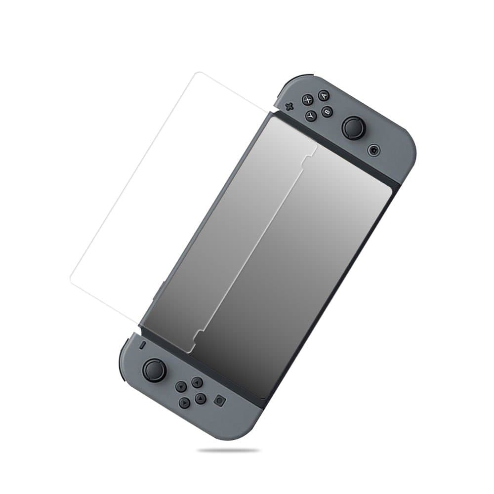 Nintendo Switch Screen Protector,ATIVI Ultra-Clear Ultra-Thin 0.18 mm Tempered Glass Screen Protector for Nintendo Switch 2017 and Game Card Case