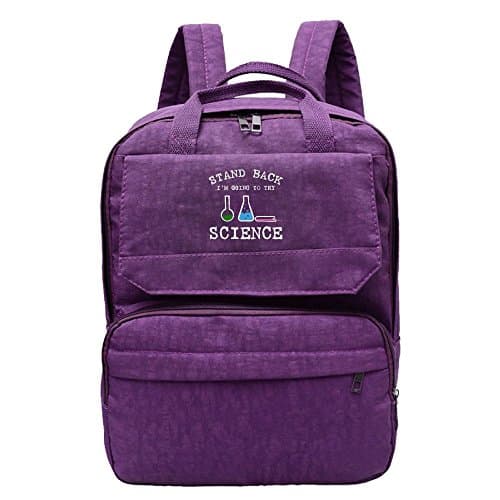 Stand Back I'm Going To Try Science Female Backpack Hot Schoolbag