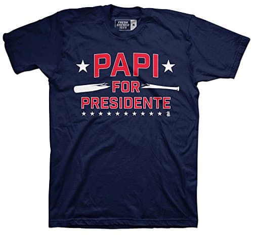 MLB Boston Red Sox David Ortiz "Big Papi" For President T-Shirt, X-Large, Midnight Navy