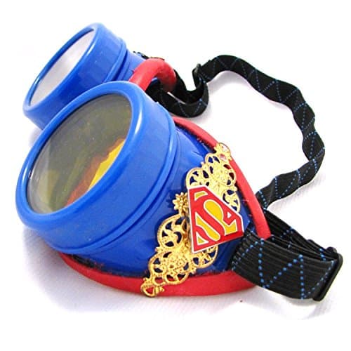 Super Girl Man Steampunk Goggles