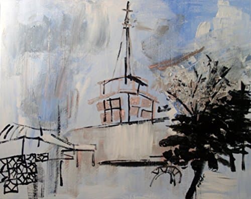 2011-121 Suburban Steeple, 20 x 16