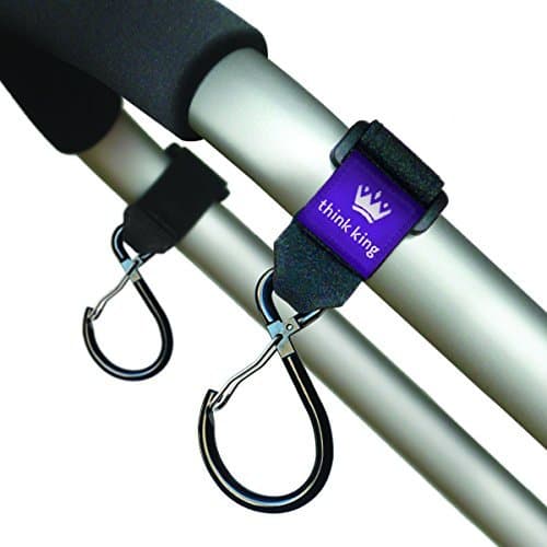 Think King Clippy Hook for Stroller, Wheelchair, Rollator, Walker, Black by Think King