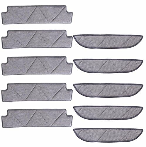 Gdlhsp Washable Microfiber Replacement Window Cleaning Cloths 5 Pair for Ecovacs Winbot W710/W730