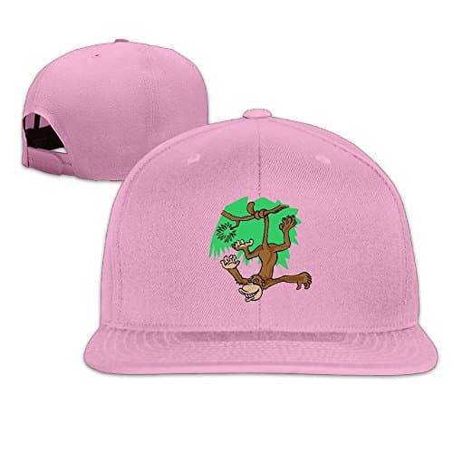 Cartoon Monkey Flat Bill Snapback Hats Baseball Caps For Men Women