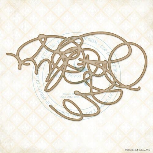 Blue Fern Studio Chipboard - Chesterville Doodle