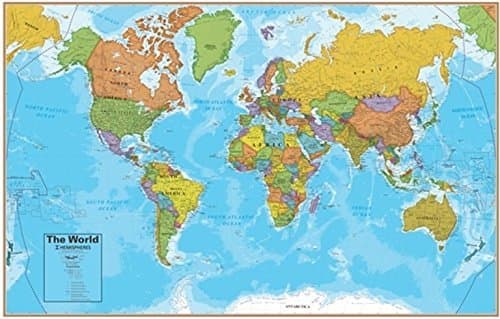 World Scrunch Map by ROUND WORLD PRODUCTS