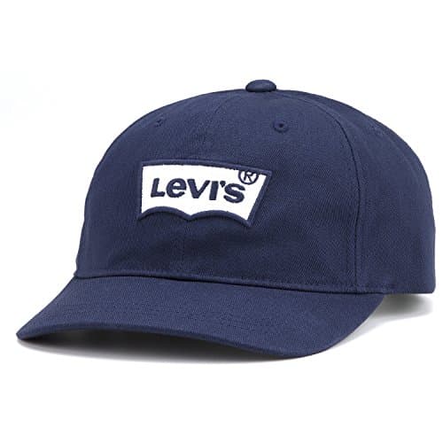 Mens Levis Red Tab Batwing Baseball Cap- Navy Blue