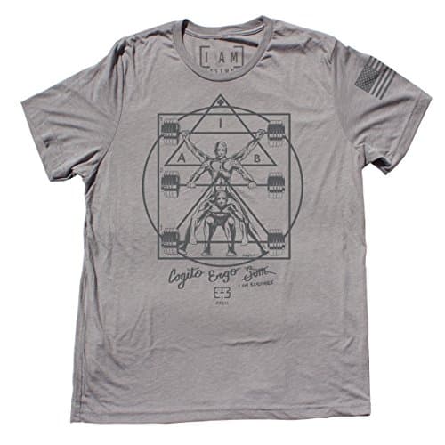 Mens Grey Cogito Ergo Sum