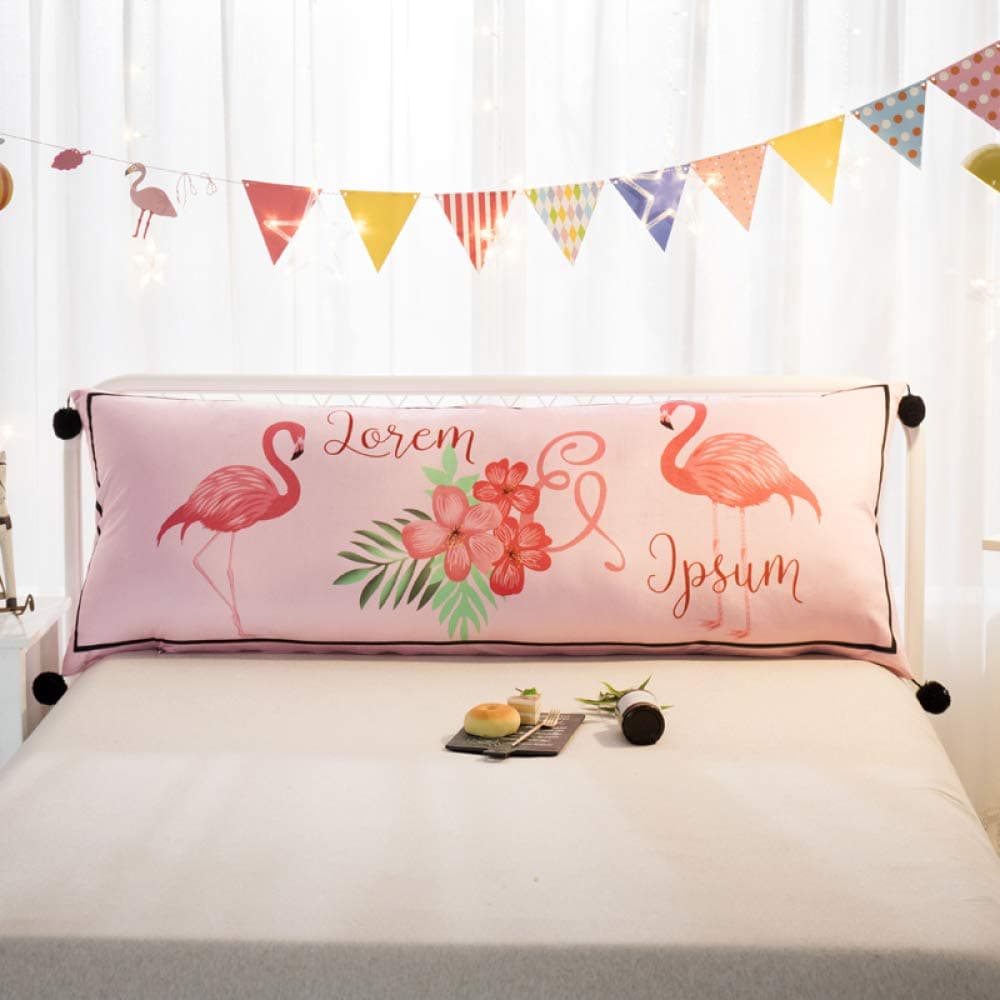 LIYAN Bed Support Cushions Bedside Soft Bag Backrest Pillow Headboard Big Cushion Detachable Body Positioners Twin/Full/Queen/King Size,G-59 * 23.6 * 11.8inch