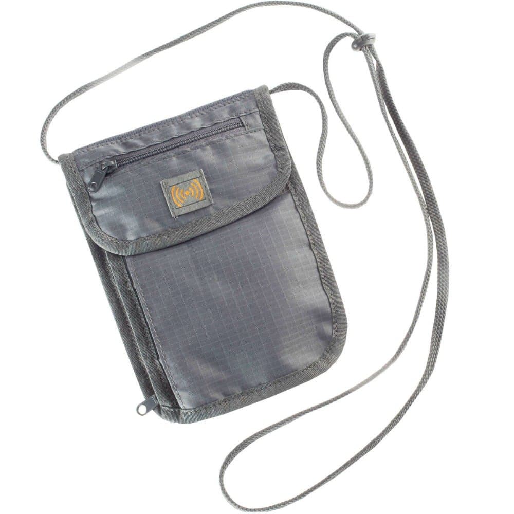 Smooth Trip RFID Blocking Neck Wallet with CoolMax & Agion Antibacterial Protection