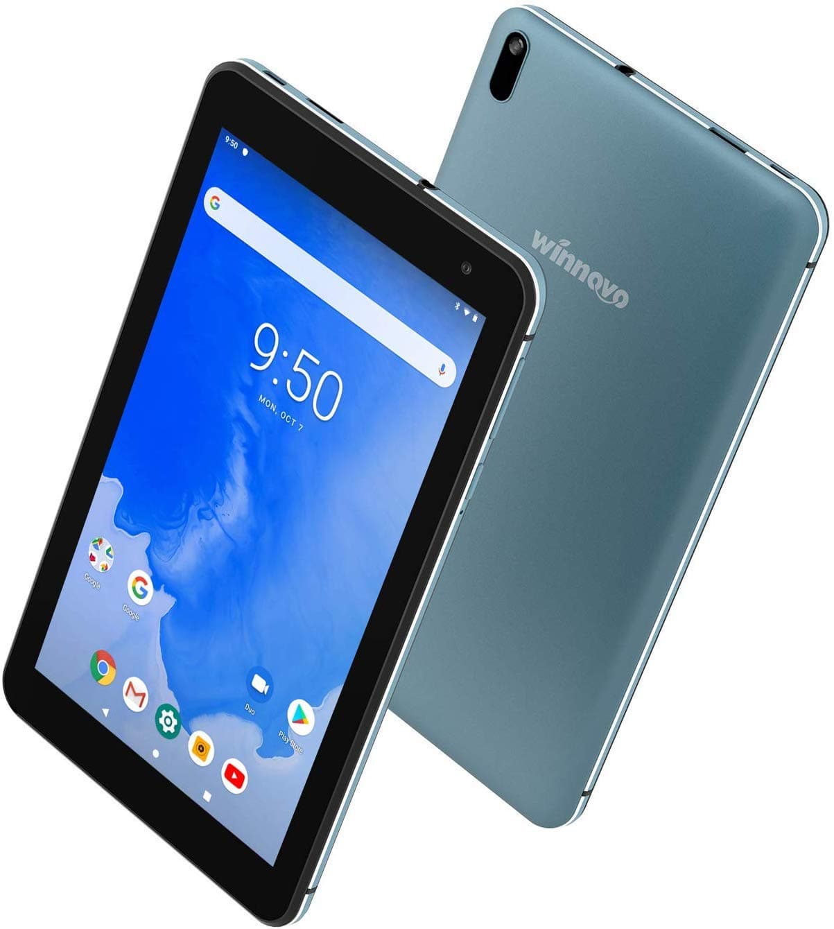 7-Inch Tablet Android 9.0-Winnovo T7 Tablet PC 2GB RAM 16GB ROM Quad Core Processor HD IPS Display Dual Band WiFi GPS FM BT4.0 Netfix YouTube Metal Middle Frame (Blue)