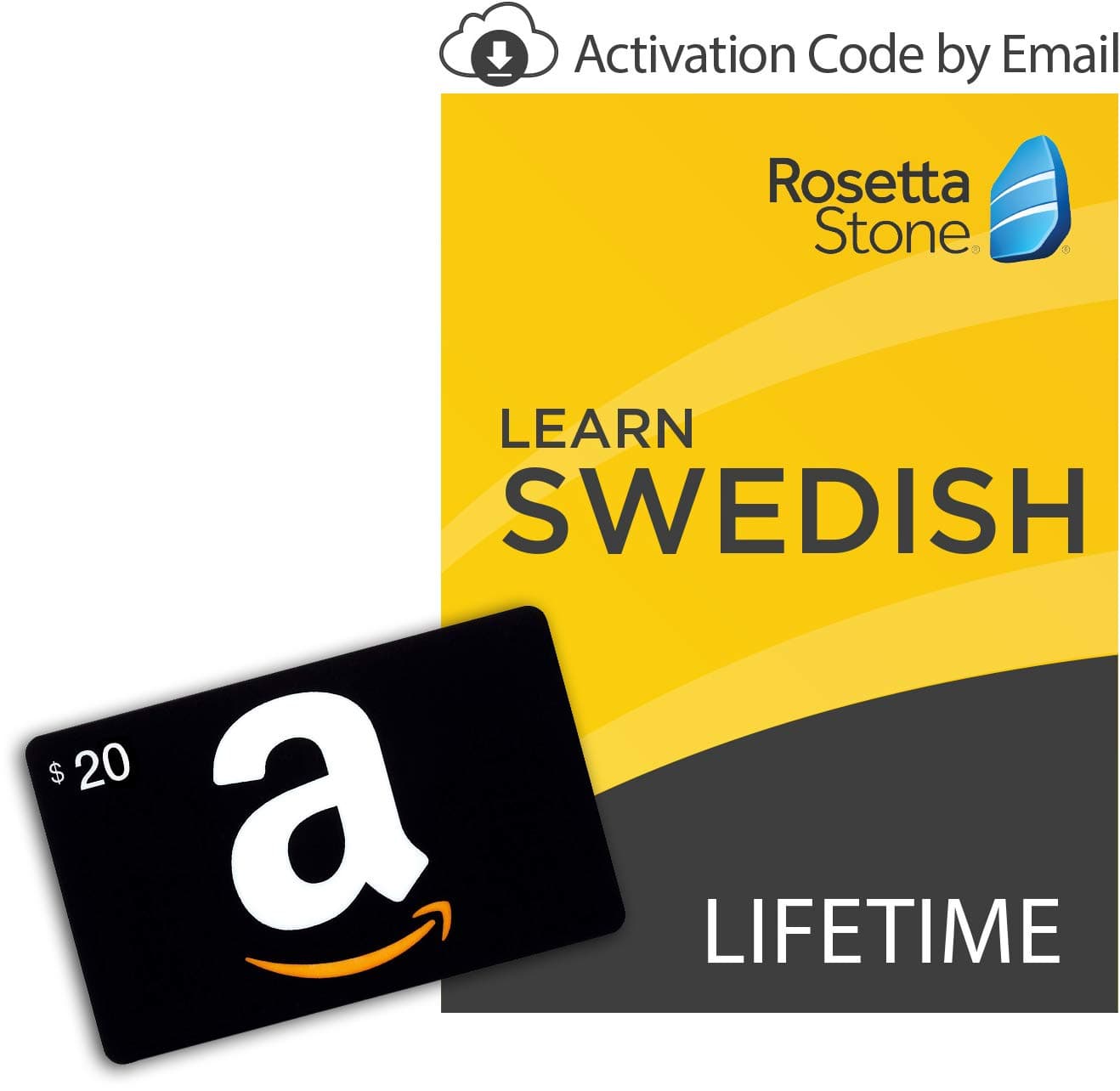 Rosetta Stone: Learn Swedish [Lifetime Online/Mobile Access - Digital Code] with Amazon.com $20 Gift Card