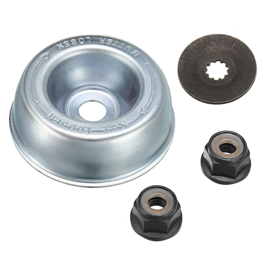 4PCS/Set Metal Blade Fixing Kit Replacement for STIHL Strimmer Brushcutter, Black