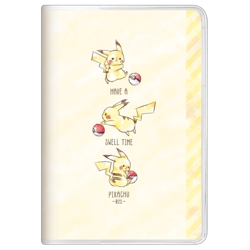 Pokemon Pikachu 2018 Monthly Planner Notebook B6 size Three animals 88163