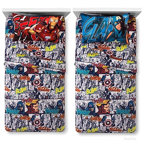 Marvel Avengers Kids Twin Bedding Sheet Set