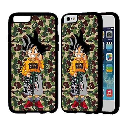 Goten X Bape 2 iPhone 7 Case Black Rubber BI