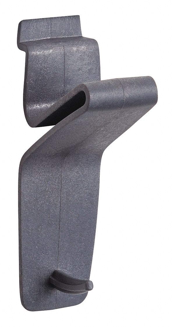 Flow WallFSH-017-10, X-Hook, Hanging, 15 Lb., Gray, Plastic (Pack of 10)