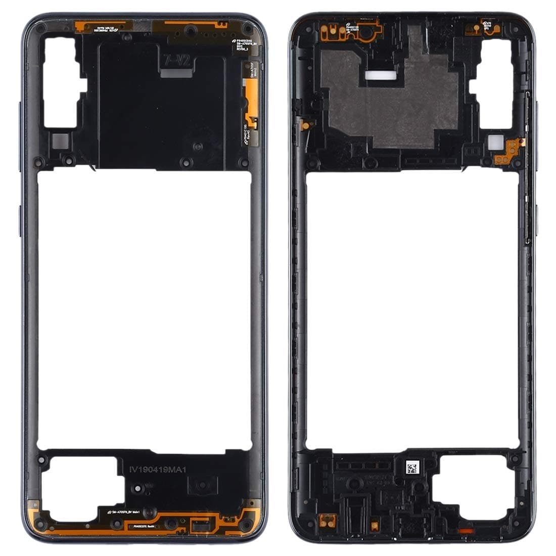 AUSKAS-UK Frame Bezel Plate Replacement Part Back Housing Frame for Galaxy A70 Repair Parts for Galaxy