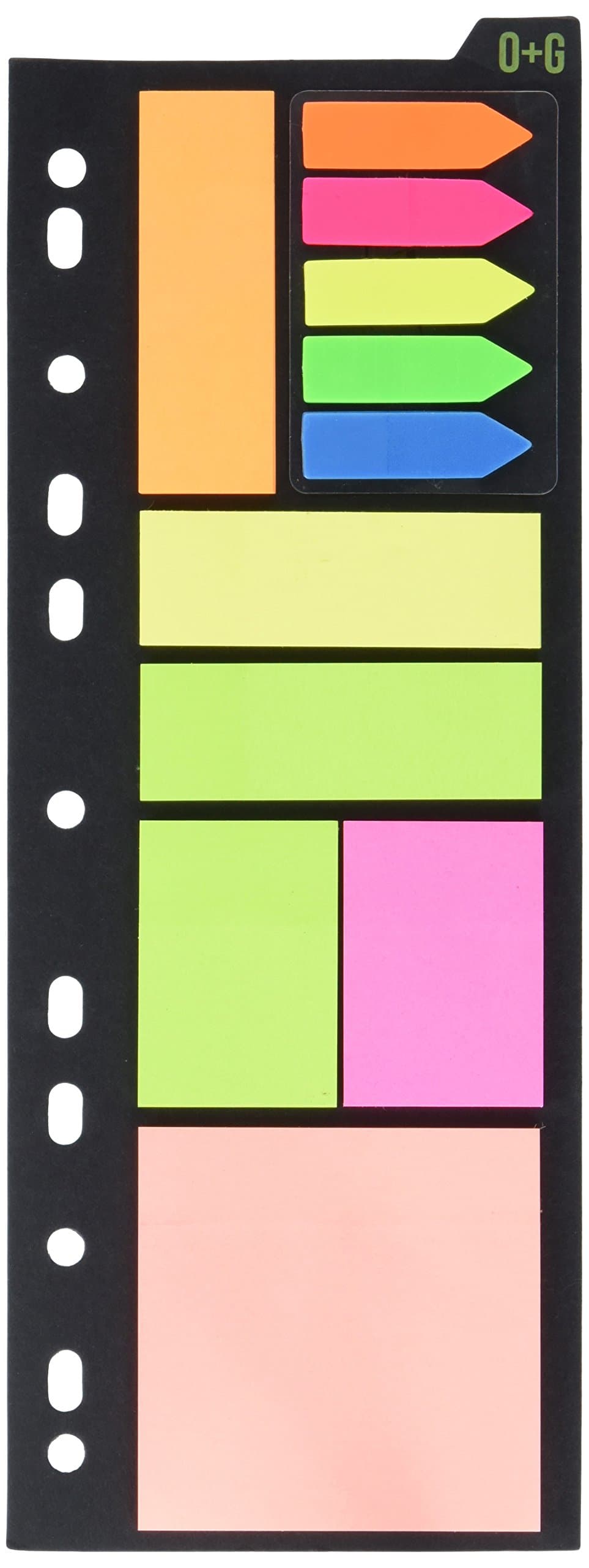 Onyx and Green Binder Combo Pack, 150 Notes, 125 Arrow Strips, (5405)