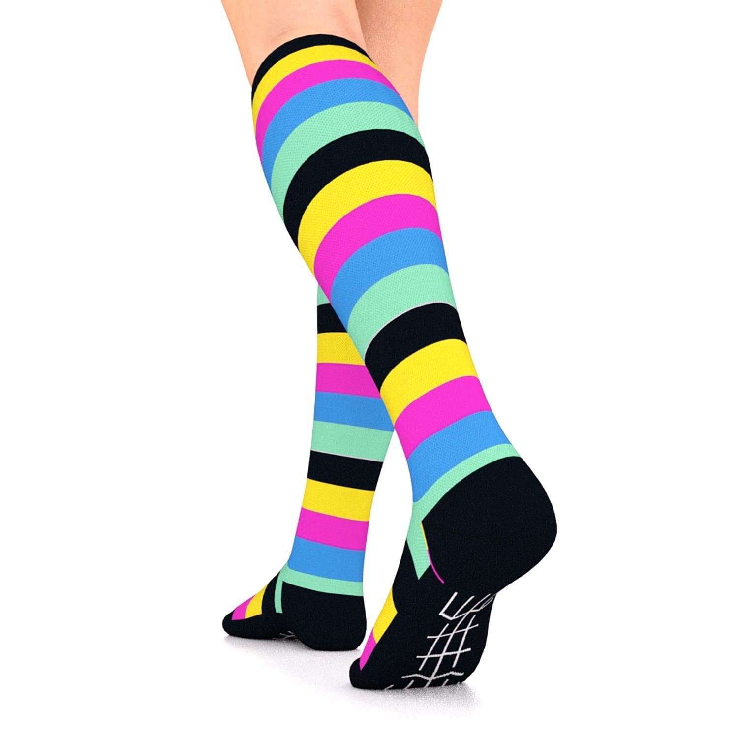 Go2 Compression Socks for Men Women Nurses Runners| Medium Compression Stockings