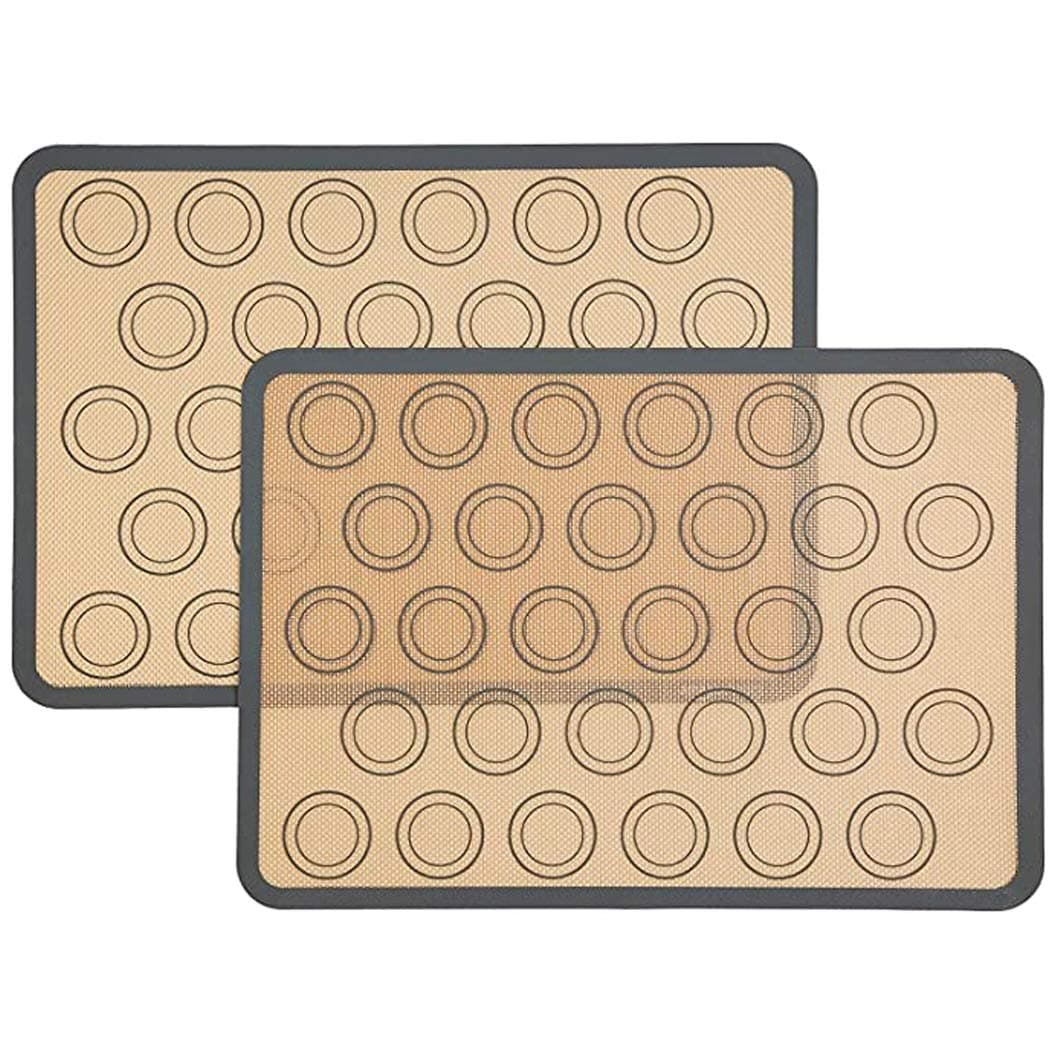 WEIKI Silicone Baking Mat Half Sheet Non Stick Cookie Sheet Liner Reusable Silicone Liner