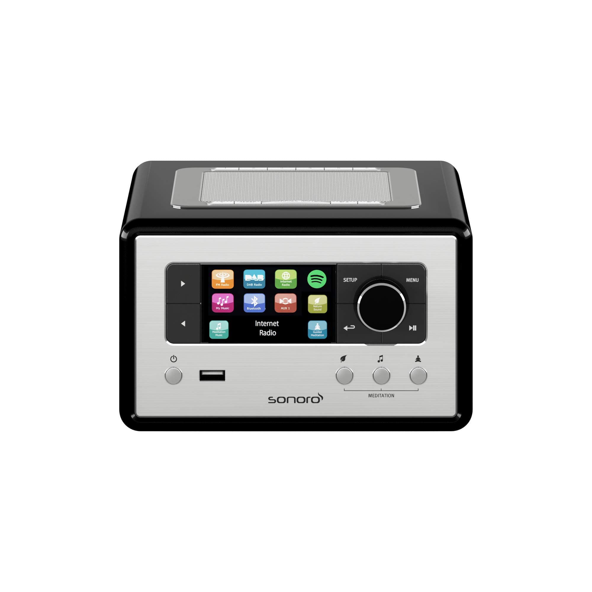 Sonoro RELAX Stereo with Bluetooth USB/FM/DAB+ - Black