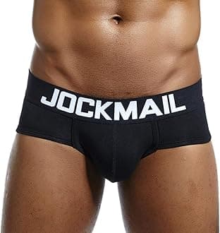JOCKMAILMens Brief Sport Breathable Underpants Sexy Pouch Boxer Brief