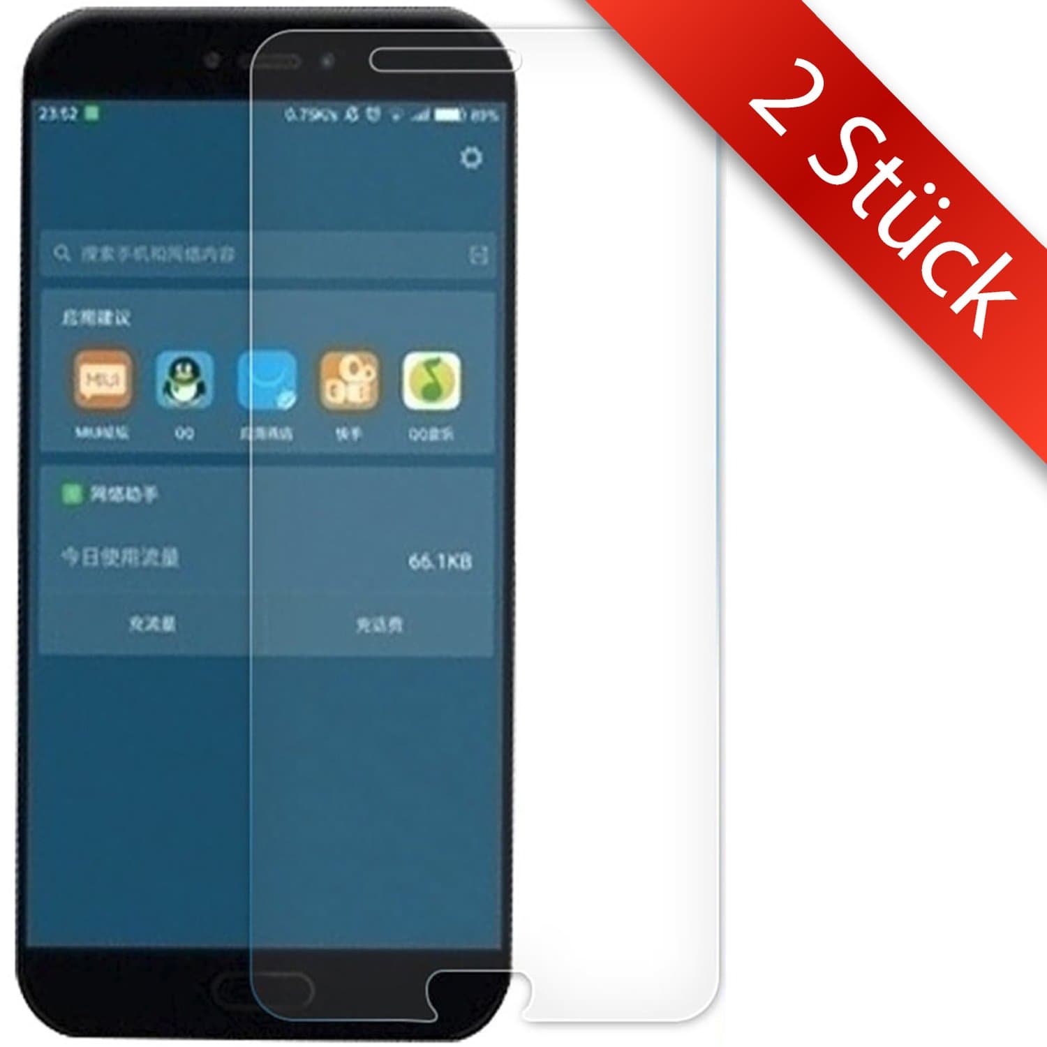 2 Pack- Xiaomi Redmi Mi6 Screen Protector- Tempered Glass| 0.2mm | Bubble free | Full HD Transparenz | Anti-fingerprint - Xiaomi Mi6 Screen Protector – MOVOJA- Xiaomi Mi6