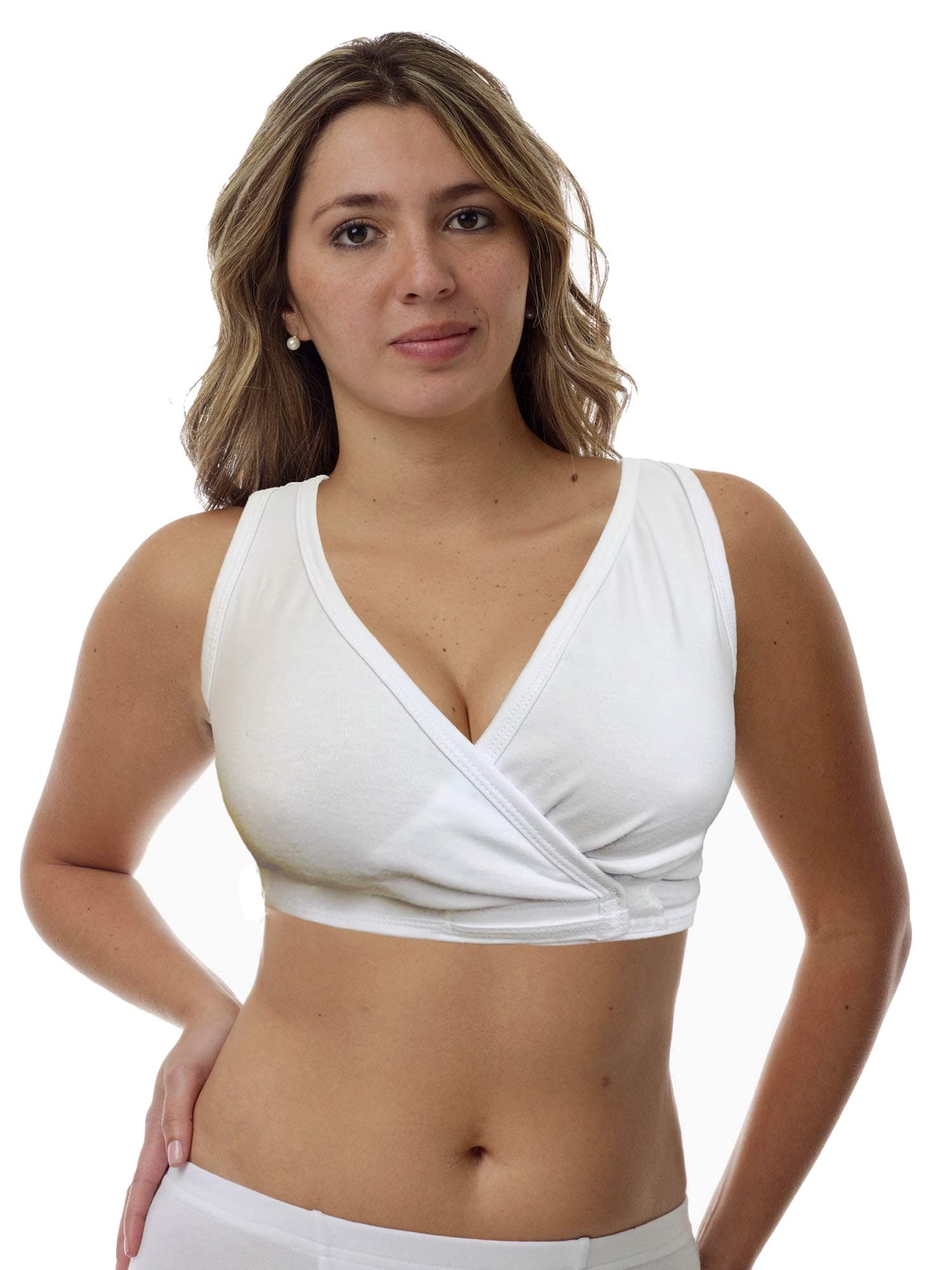 UnderworksArthritis Bra - Hook and Loop Front Closure - Sleep and Leisure - Breastfeeding - 3-Pack