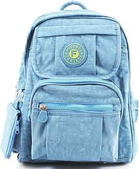 Womens Ladies Mini Fabric Backpack Rucksack Girls School Bag College Womens Shoulder Gym Bag