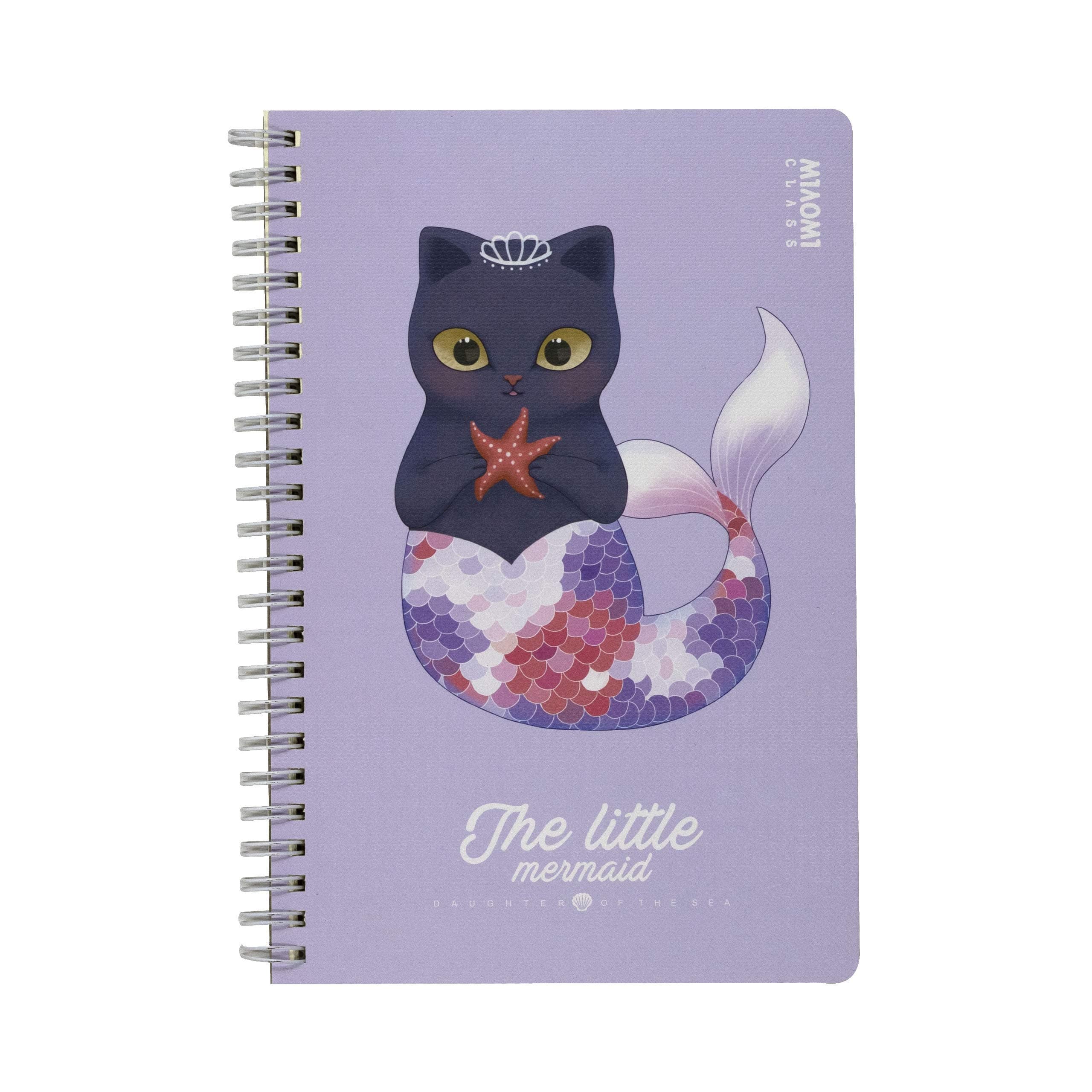 A5 Ring Binder Notebook Siren Cat Smooth Inside A5 Violet