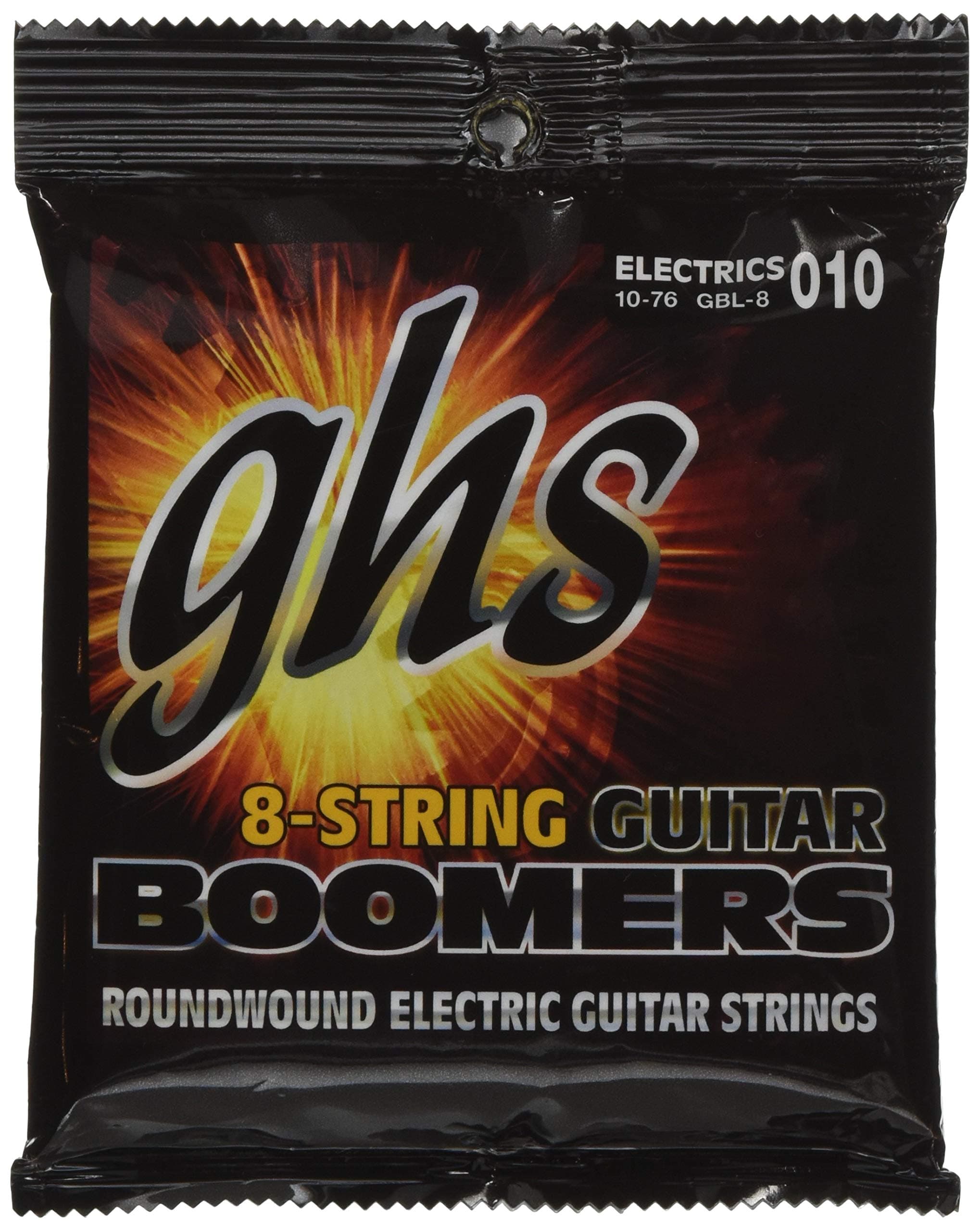 GHS Boomers 8-String Electric Guitar Set - LIGHT - (010-076) - GBL-8 SET