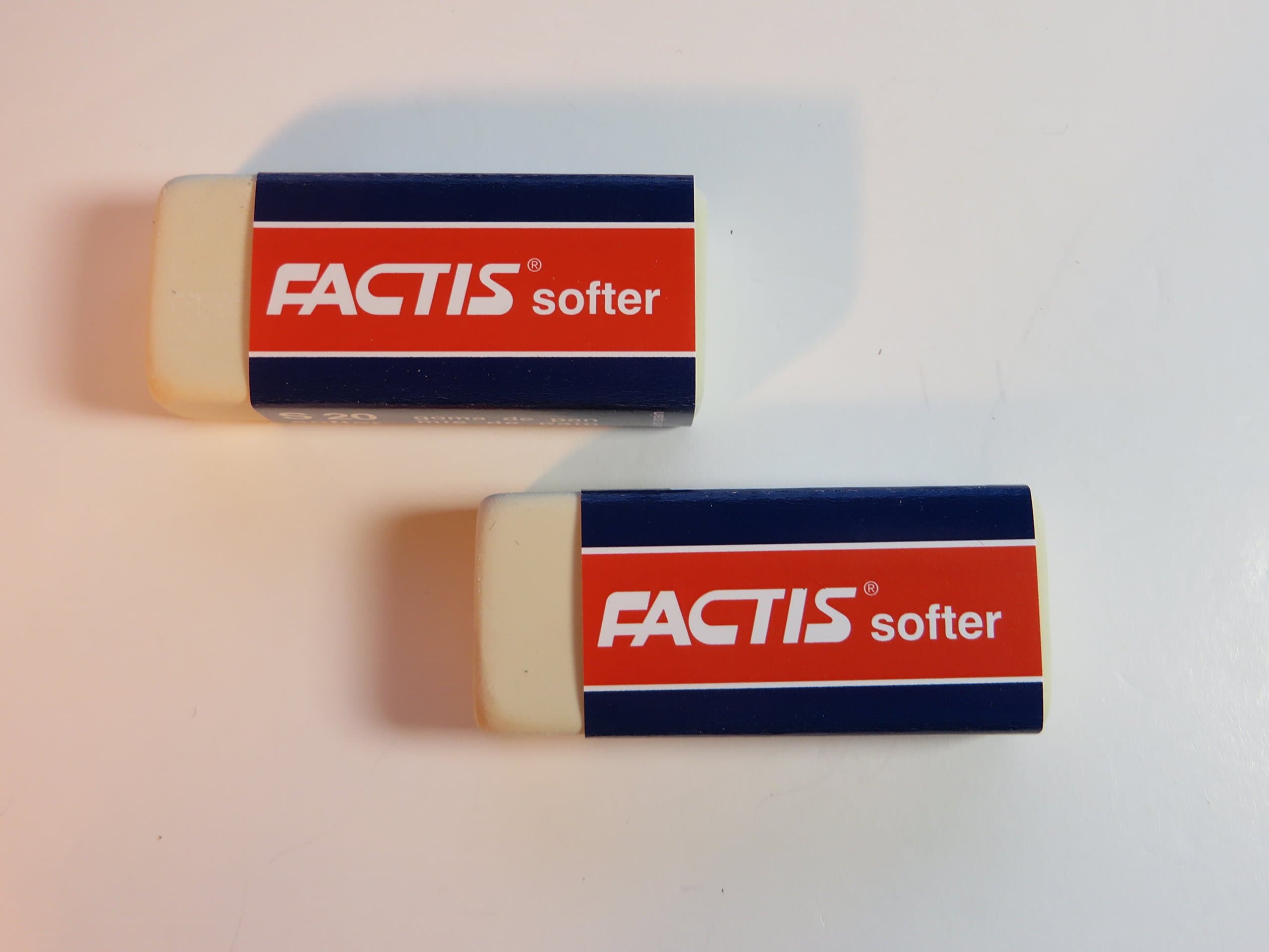 FACTIS S20 SOFT ERASER PACK OF 2