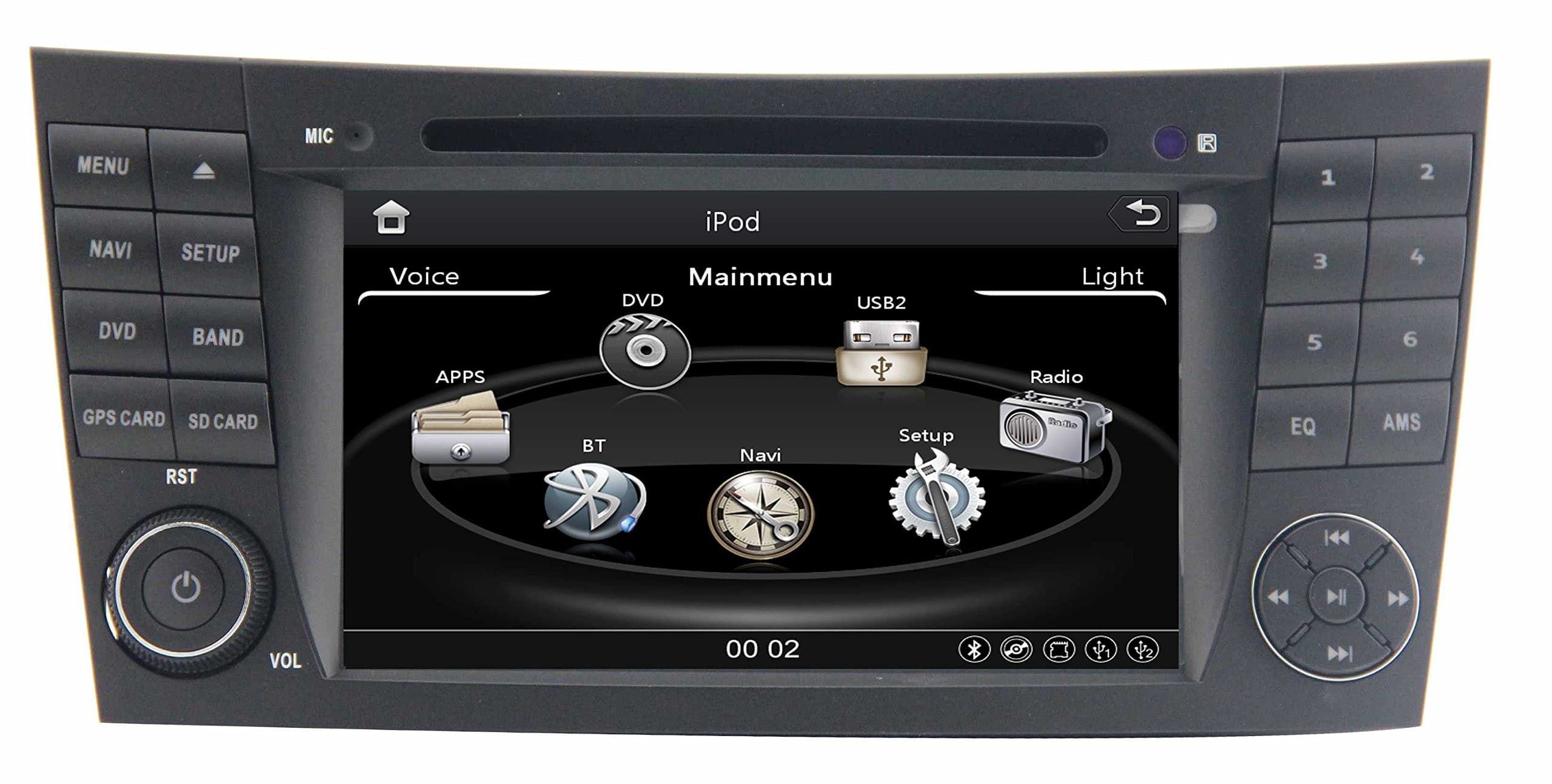 Zestech 7 inch Android 9.0 GPS Navigation for Benz E-class W211 CLS W219 CLK W209 G W463 In Dash HD Touch Screen Car DVD multimedia Video Player GPS Navigation Stereo Support Bluetooth/SD/USB/Ipod/DAB+/Radio/DVR/3G/AV-IN/1080P