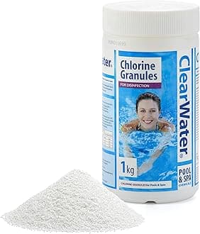 Bestway MIGO Clearwater Ch0010 Chlorine Granules for Swimming Pool and Spa Treatment, 1kg